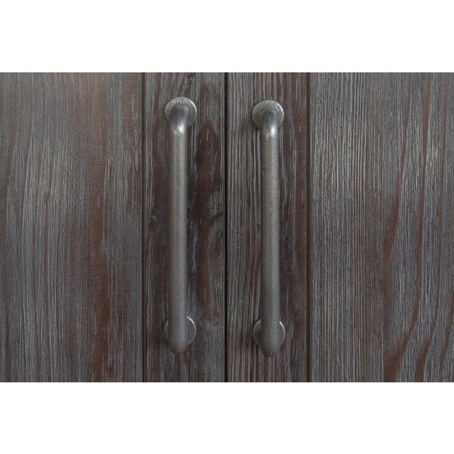 2020s *New! Annie Modern Farmhouse Server Cabinet - Gray For Sale - Image 5 of 9