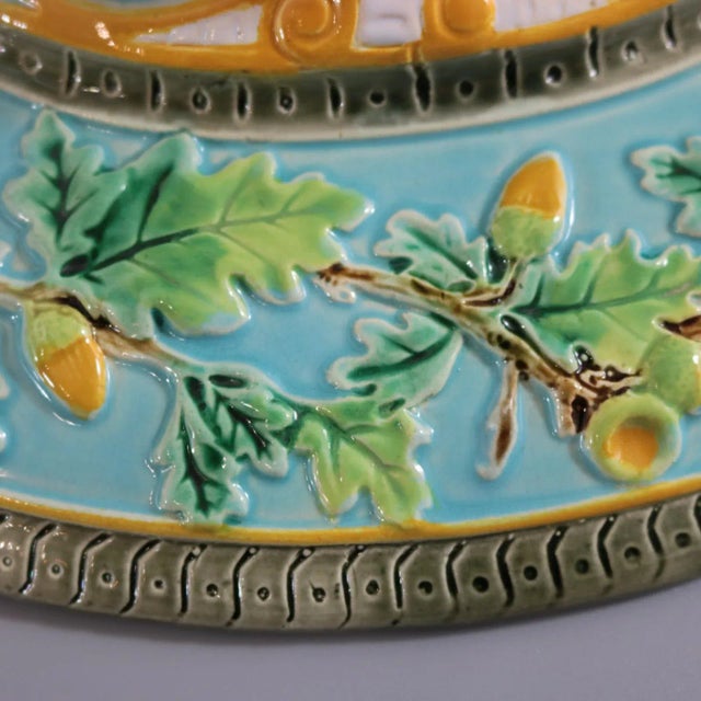 19th Century George Jones Majolica Wild Boar Game Pie Dish For Sale - Image 12 of 13