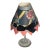 Vintage Whimsical MacKenzie and Childs Handpainted Lamp Shade in Box For Sale