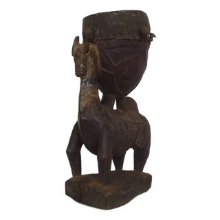 Timba Baga Sitemu Drum in Wood, Guinea, 1950s For Sale