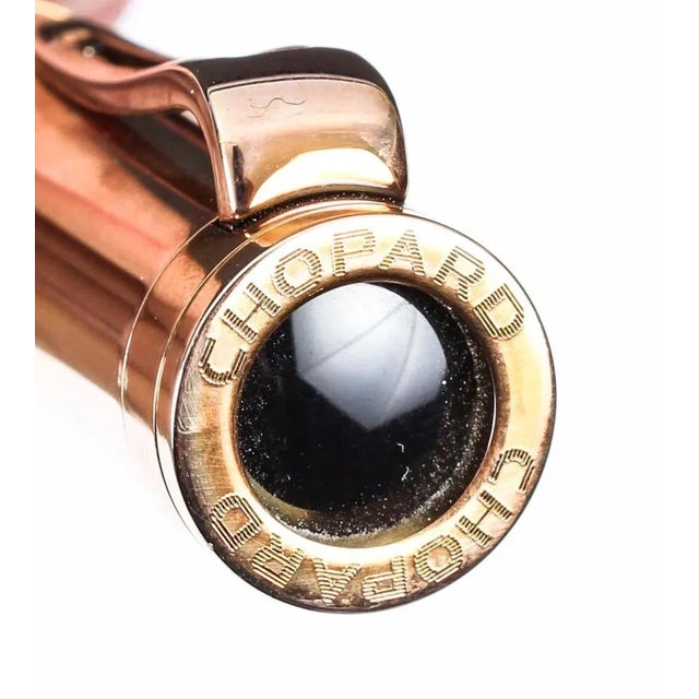 Rose Gold Travelling Alarm Clock and Pen in Presentation Box from Chopard, 20th Century, Set of 3 For Sale - Image 17 of 18