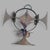 Metal Danish Brutalist Wall Sculpture and Candleholder by Henrik Horst, 1970s For Sale - Image 7 of 9