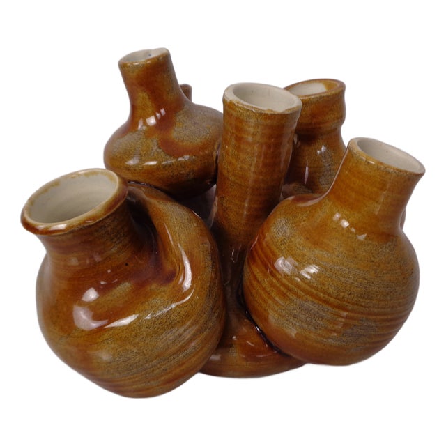 Ceramic Mushroom Vase, Germany, 1960s For Sale