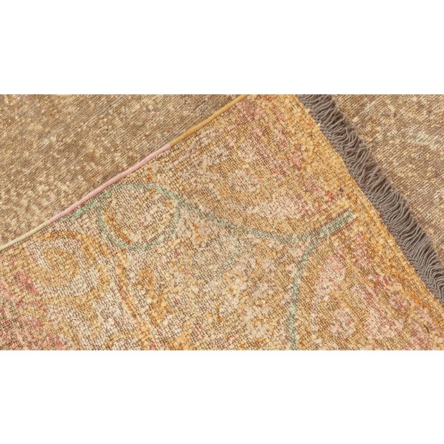 Traditional Inspired Blue Pink Purple Hand Knotted Rug by Doris Leslie Blau For Sale In New York - Image 6 of 6