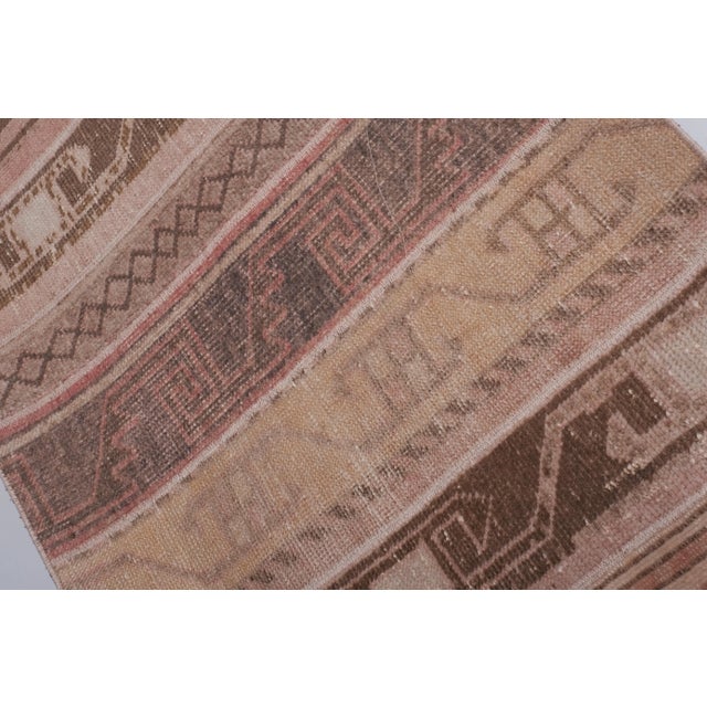 Textile 1960s Patchwork Turkish Extra Long and Wide Runner - Stair Tread 2'6'' X 27'5'' For Sale - Image 7 of 13