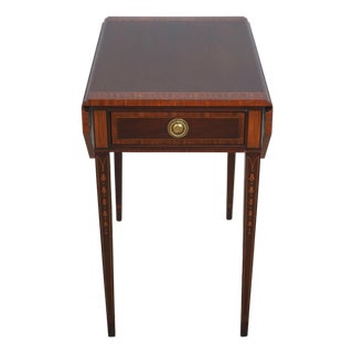 Councill Craftsmen Banded Drop Side Pembroke Table For Sale