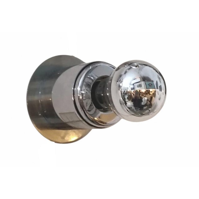 Silver SP15 Wall Lamp by Gino Sarfatti for Arteluce, Italy, 1960s For Sale - Image 8 of 8