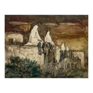 1920s Eugene Higgins Monotype For Sale