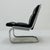 Bauhaus Mid-Century Bauhaus Tubular Lounge Chair in Black Leather, 1980s For Sale - Image 3 of 11