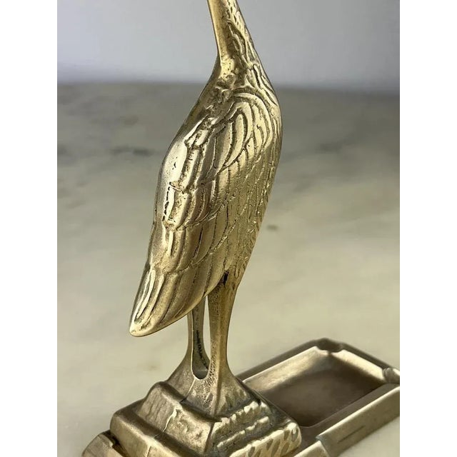 Brass Flamingo Ashtray or Pot Holder, Italy, 1960s For Sale - Image 4 of 11