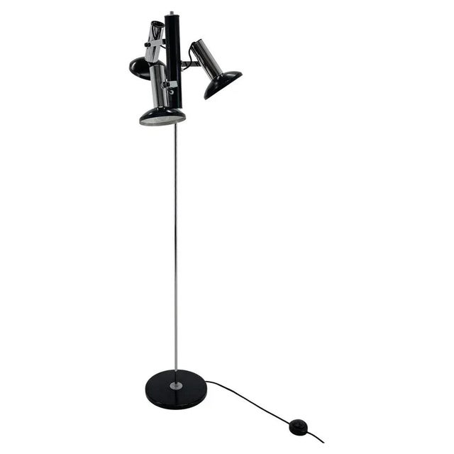 Chrome 3-Spot Floor Lamp, Italy, 1960s For Sale - Image 13 of 13