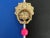Mid Century Brass Faux Bois Wreath Door Knocker For Sale - Image 11 of 18