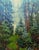 Iteration by Judd Mercer | Oil On Panel Forest scene with trees and greenery. For Sale