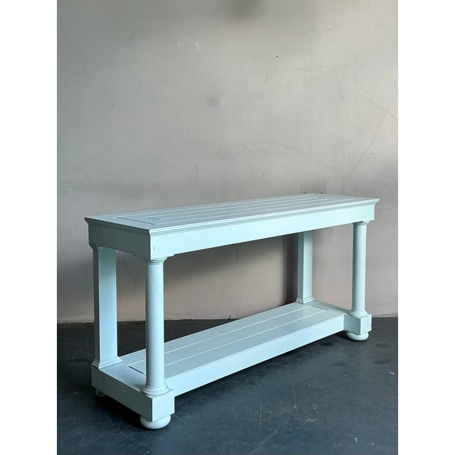 Metal Vintage Boho McKinnon Harris Cast Aluminum “Spotswood” Sideboard For Sale - Image 7 of 8