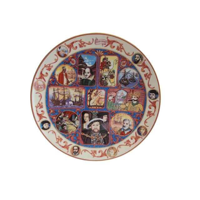 Royal Doulton Royal Doulton Millennium Collection Cabinet Plates - A Trio For Sale - Image 4 of 7
