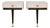 Mid-Century Formica Floating Bedside Tables, 1960s, Set of 2 For Sale
