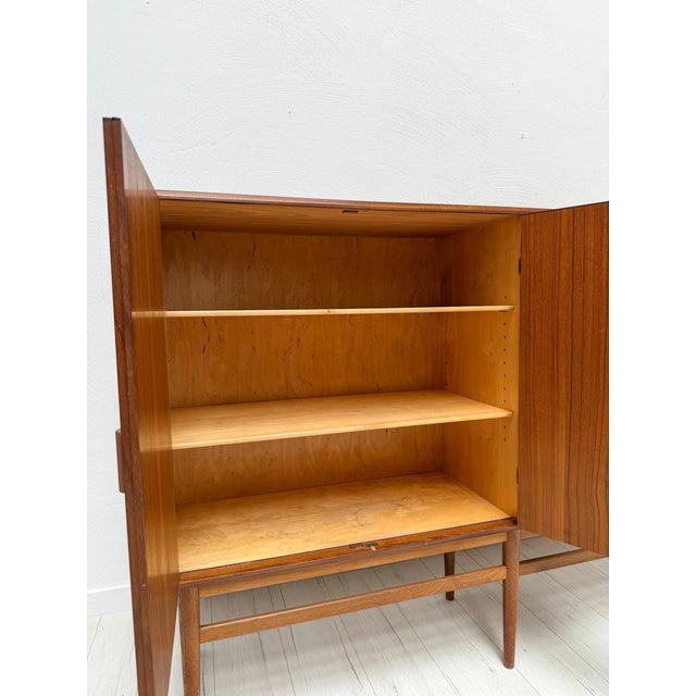 Vintage Danish Teak Highboard attributed to Børge Mogensen, 1960s For Sale - Image 9 of 13