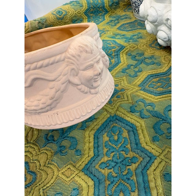 Vintage Neoclassical Terracotta Planter With Classical Faces For Sale - Image 10 of 10