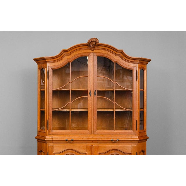 Vintage Display Cabinet in Oak and Solid Wood For Sale - Image 10 of 18
