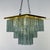 New Italian Three Tier Green Murano Glass Flush Mount Fixture For Sale - Image 11 of 12