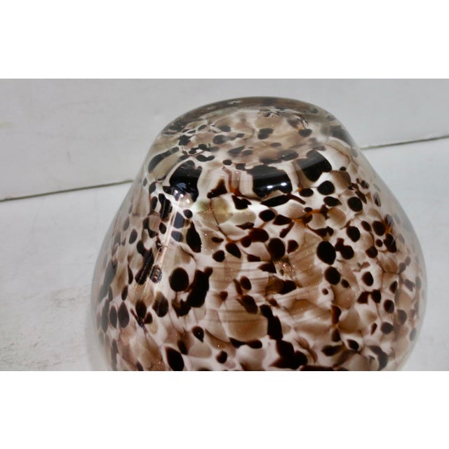 Mid-Century Modern Italy Murano Tortoiseshell With Gold Flecks For Sale - Image 3 of 6