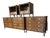 Professionally Restored Mid-Century National Mount Airy Faux Bamboo Bedroom Set - 4 Pieces For Sale