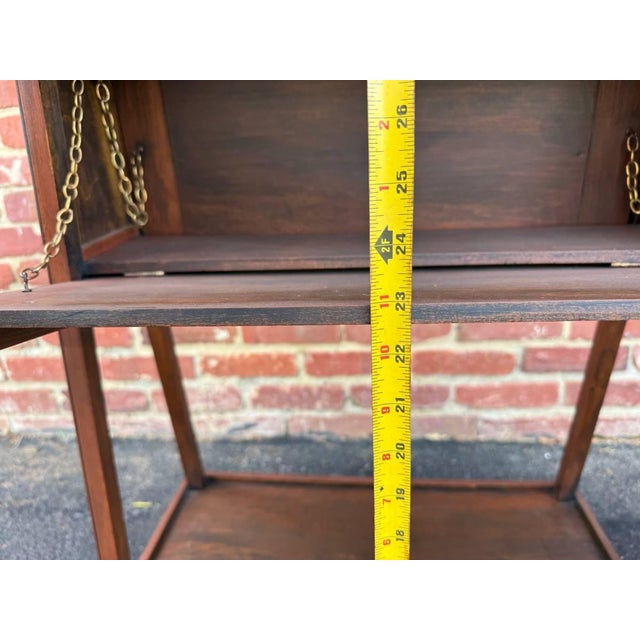 Antique Art Craft Style Metamorphic Side Table For Sale - Image 4 of 18