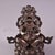Late 19th Century Late 19th Century Silver-Plated Bronze Censer With Vajra Deity, 900g, 7" Tall For Sale - Image 5 of 8