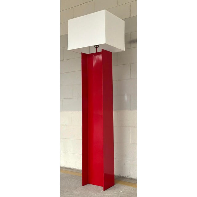 Modern Modern Red I Bean Floor Lamp For Sale - Image 3 of 8