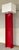 Modern Modern Red I Bean Floor Lamp For Sale - Image 3 of 8