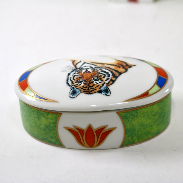 Traditional Lynn Chase Tiger Raj Boxes-Set of 3 For Sale - Image 3 of 9