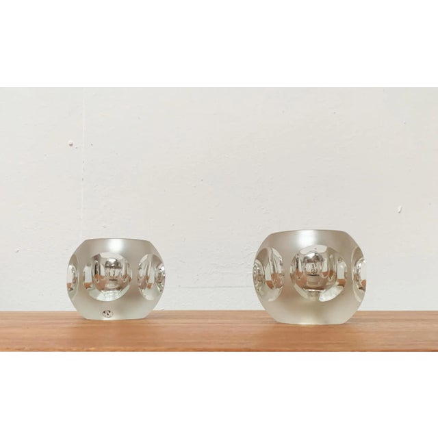 Vintage German Glass Table Lamps from Peill & Putzler, Set of 2 For Sale - Image 14 of 18