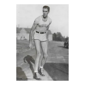 1933 Duke University Basketball Player Photograph, Connie Mack Jr