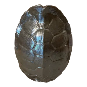Glazed Ceramic Turtle Shell Vase