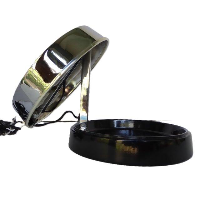 Streamline Modern Gei Folding Table Desk Lamp by Enrique Aparicio Spain 1960 For Sale - Image 4 of 14