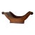 Mahogany Cheese Sleigh, Bread Basket Tray or Table Centerpiece for Displaying Fruit For Sale