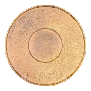 Louis Comfort Tiffany Furnaces Favrile Bronze Doré Charger Plate or Serving Tray