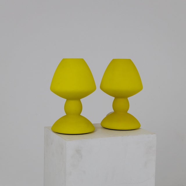 Cased Glass Lamps, 1980s, Set of 2 For Sale - Image 11 of 11