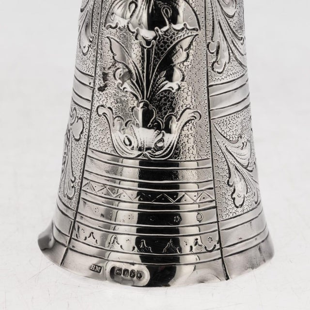 Antique Dutch Silver Wedding Wager Cup, 1911 For Sale - Image 11 of 18