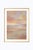 Sunset coastal wall art featuring a soft abstract beach scene with warm pastel tones, blended horizon light, and gentle...