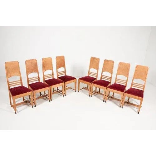 Art Nouveau Chairs from Alfred Grenander, Set of 8 For Sale - Image 12 of 13