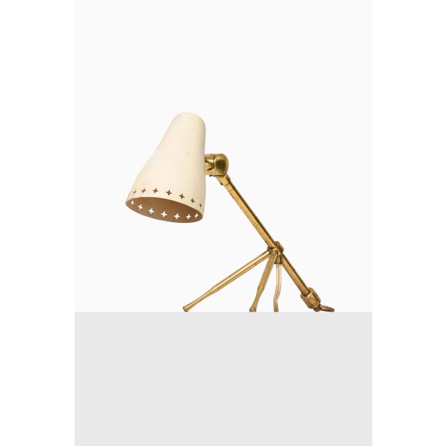 Rare table / wall lamp designed by Boris Lacroix. Produced by Falkenbergs Belysning in Sweden. This piece is attributed to...