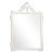 Fleur Home Garden District Lafitte Rectangle Mirror in White Dove, 29x51 For Sale