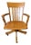 Authentic J. S. Ford, Johnson & Co. Quarter-Sawn White Oak Adjustable Swivel Office Chair, C. 1905–1915 For Sale