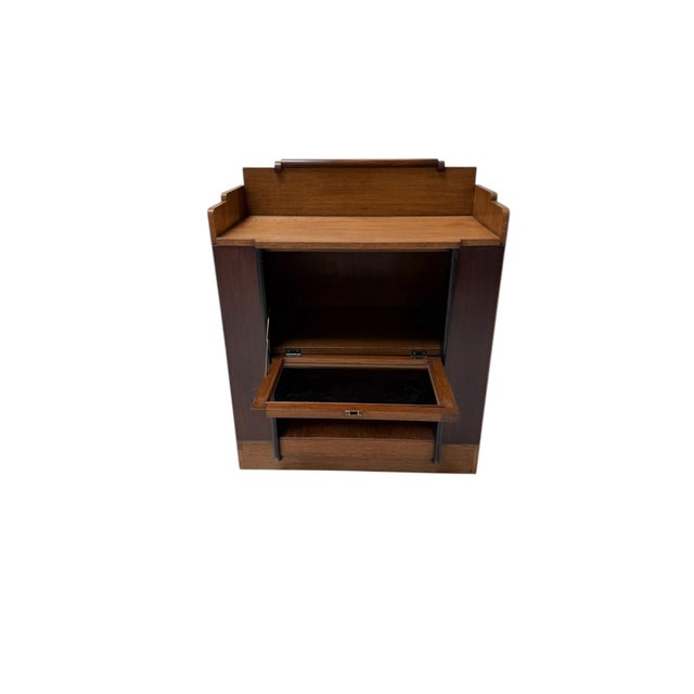 Art Deco Amsterdam School Cabinet from J.J. Zijfers Amsterdam, 1920s For Sale - Image 12 of 16
