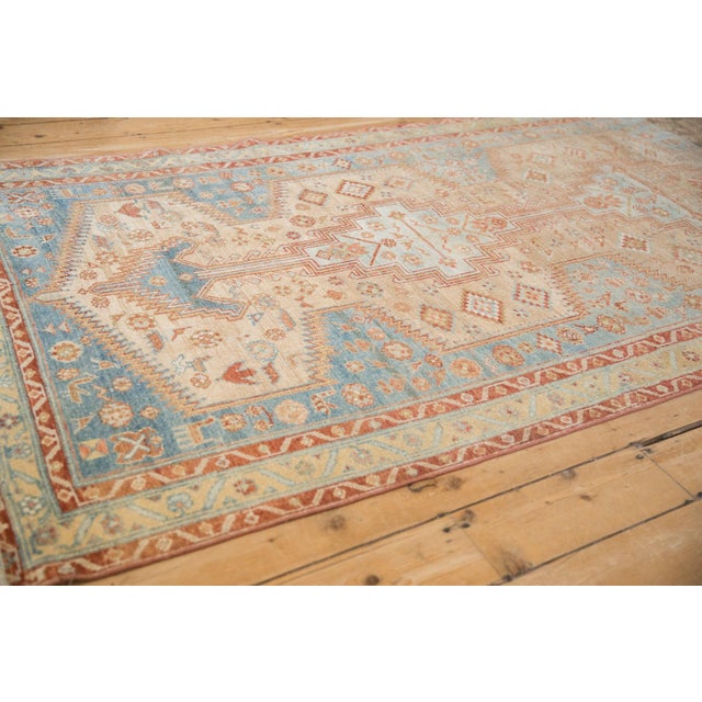 Vintage Distressed Malayer Rug Runner - 4'8" x 9'7" For Sale - Image 9 of 11