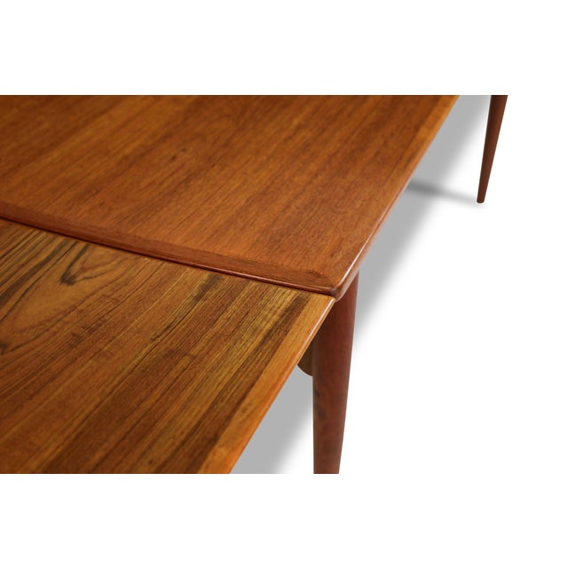 Attributed to Harry Østergaard Danish Teak Draw-Leaf Extension Dining Table, Circa 1960 For Sale - Image 11 of 11