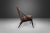 Black Ib Kofod-Larsen for Selig Ebonized Hoop Chair - Peacock Chair with Patinaed Leather, Denmark For Sale - Image 8 of 11