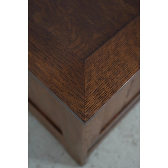 Brown Stickley Mission Oak Blanket Chest For Sale - Image 8 of 18