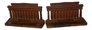 1930s Cast Iron Lincoln Memorial Bookends by Judd Co